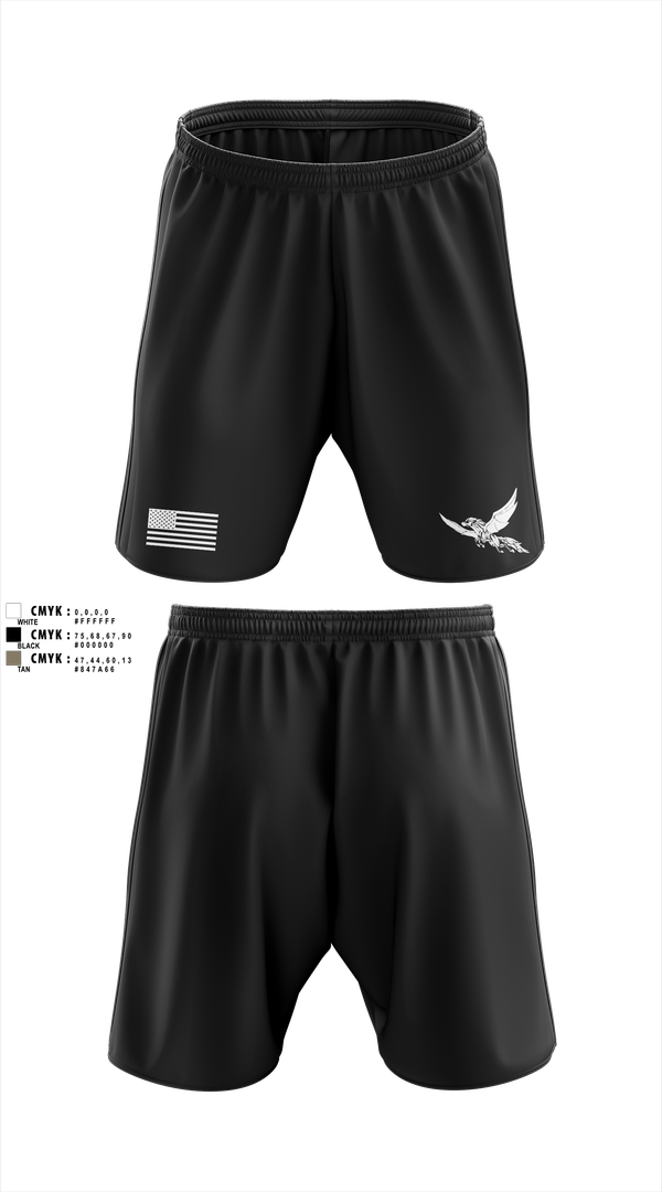 Athletic Shorts With Pockets, 196th BDE SIG CO, , Teamtime, Team time, sublimation, custom sports apparel, team uniforms, spirit wear, spiritwear, sports uniforms, custom shirts, team store, custom team store, fundraiser sports, apparel fundraiser
