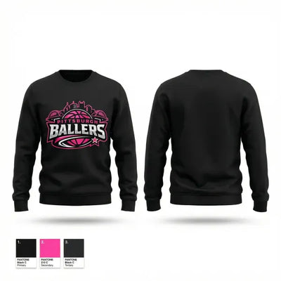 Pittsburgh Ballers 23897996 Crew Neck Sweatshirt - 2