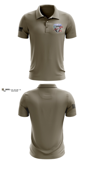 Short Sleeve Performance Polo, 1/115th FA HHB DET 1, Army, Teamtime, Team time, sublimation, custom sports apparel, team uniforms, spirit wear, spiritwear, sports uniforms, custom shirts, team store, custom team store, fundraiser sports, apparel fundraiser