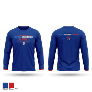 Long Sleeve Performance Shirt, Burgard Bulldogs, Men's Basketball, Teamtime, Team time, sublimation, custom sports apparel, team uniforms, spirit wear, spiritwear, sports uniforms, custom shirts, team store, custom team store, fundraiser sports, apparel fundraiser