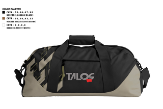 Duffle Bag, Talos Security, , Teamtime, Team time, sublimation, custom sports apparel, team uniforms, spirit wear, spiritwear, sports uniforms, custom shirts, team store, custom team store, fundraiser sports, apparel fundraiser