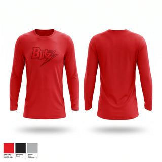 Long Sleeve Performance Shirt, Chicago Blitz Youth Football and Cheer, , Teamtime, Team time, sublimation, custom sports apparel, team uniforms, spirit wear, spiritwear, sports uniforms, custom shirts, team store, custom team store, fundraiser sports, apparel fundraiser