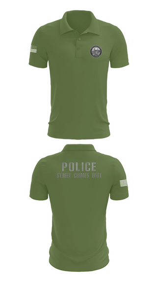 Short Sleeve Performance Polo, STREET CRIMES, , Teamtime, Team time, sublimation, custom sports apparel, team uniforms, spirit wear, spiritwear, sports uniforms, custom shirts, team store, custom team store, fundraiser sports, apparel fundraiser