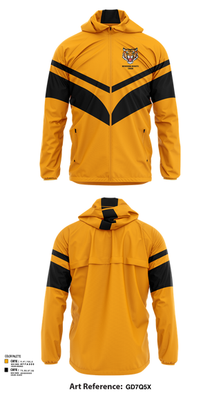 Windbreaker, Muskegon Heights Cheer, Cheer, Teamtime, Team time, sublimation, custom sports apparel, team uniforms, spirit wear, spiritwear, sports uniforms, custom shirts, team store, custom team store, fundraiser sports, apparel fundraiser