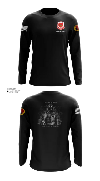Long Sleeve Performance Shirt, 230th Engineering Vertical Construction Company, , Teamtime, Team time, sublimation, custom sports apparel, team uniforms, spirit wear, spiritwear, sports uniforms, custom shirts, team store, custom team store, fundraiser sports, apparel fundraiser