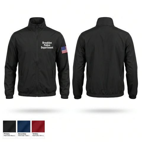 Windbreaker, Brooklyn Police Department, Police, Teamtime, Team time, sublimation, custom sports apparel, team uniforms, spirit wear, spiritwear, sports uniforms, custom shirts, team store, custom team store, fundraiser sports, apparel fundraiser