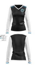 Titans 72220238 Women's Long Sleeve V-neck Shirt - 55