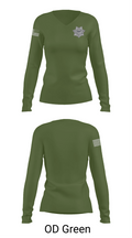 Coalinga Police Department Women's Long Sleeve V-neck Shirt - 54