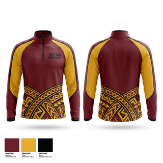 Quarter Zip Jacket, TAFUNA WARRIORS, , Teamtime, Team time, sublimation, custom sports apparel, team uniforms, spirit wear, spiritwear, sports uniforms, custom shirts, team store, custom team store, fundraiser sports, apparel fundraiser