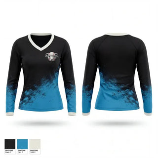 Womens Long Sleeve Vneck Shirt, Blacksheep, Baseball, Teamtime, Team time, sublimation, custom sports apparel, team uniforms, spirit wear, spiritwear, sports uniforms, custom shirts, team store, custom team store, fundraiser sports, apparel fundraiser