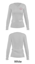 BlueStreaks 19797943 Women's Long Sleeve V-neck Shirt - 16