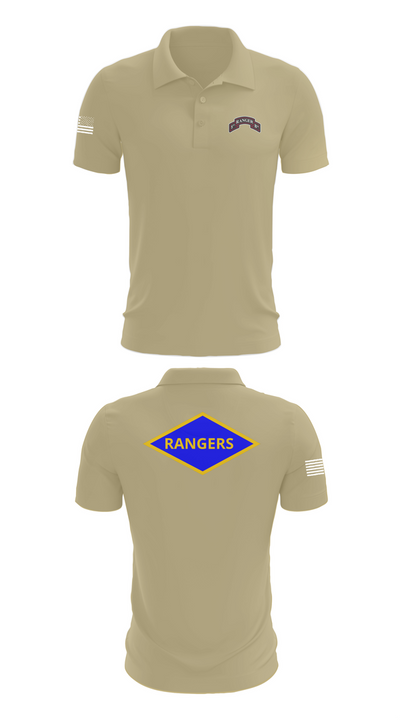 5th Rangers 1510549 Short Sleeve Performance Polo - 87