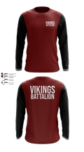 Viking battalion 96952479 Long Sleeve Performance Shirt - 100