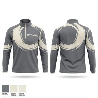 Quarter Zip Jacket, Determined, Baseball, Teamtime, Team time, sublimation, custom sports apparel, team uniforms, spirit wear, spiritwear, sports uniforms, custom shirts, team store, custom team store, fundraiser sports, apparel fundraiser