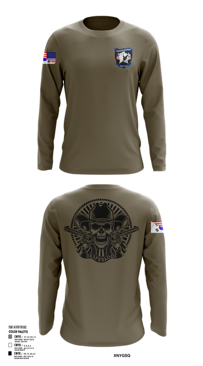Desperados 24416506 Long Sleeve Performance Shirt 102