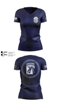 Fort Bragg Law Enforcement Company 16198473 Women's Short Sleeve V-neck Shirt - 1