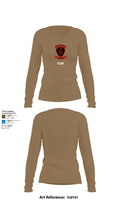 FARP 36719357 Women's Long Sleeve V-neck Shirt - 2