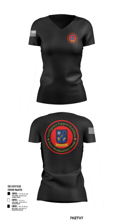Intelligence Support Battalion 57442174 Women's Short Sleeve V-neck Shirt - 101