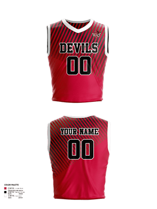 Womens Basketball Jersey, Red Springs Red Devils, Women's Basketball, Teamtime, Team time, sublimation, custom sports apparel, team uniforms, spirit wear, spiritwear, sports uniforms, custom shirts, team store, custom team store, fundraiser sports, apparel fundraiser