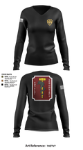 Hammer platoon, 566th MCAS 87088190 Women's Long Sleeve V-neck Shirt - 3