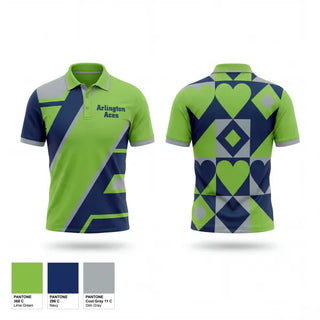 Short Sleeve Performance Polo, Arlington Aces, Men's Soccer, Teamtime, Team time, sublimation, custom sports apparel, team uniforms, spirit wear, spiritwear, sports uniforms, custom shirts, team store, custom team store, fundraiser sports, apparel fundraiser