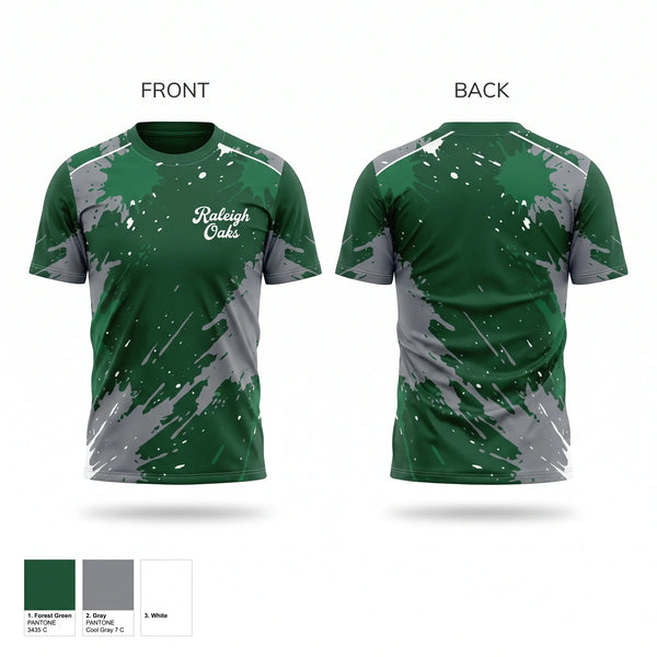 Short Sleeve Performance Shirt, Raleigh Oaks, Baseball, Teamtime, Team time, sublimation, custom sports apparel, team uniforms, spirit wear, spiritwear, sports uniforms, custom shirts, team store, custom team store, fundraiser sports, apparel fundraiser