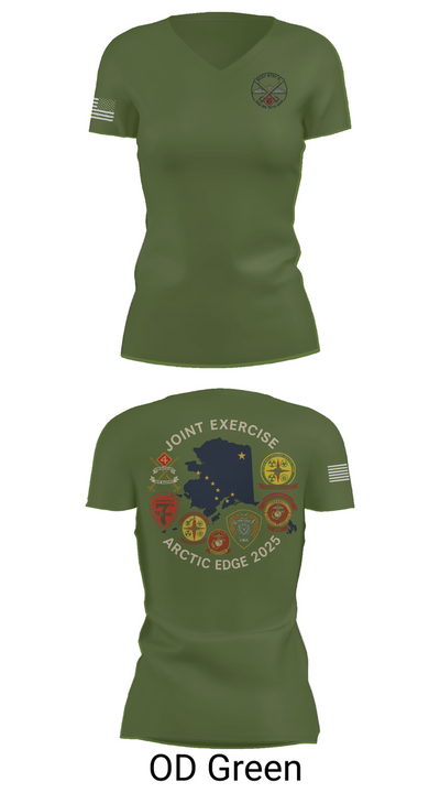 RCKT BTRY D 2nd BN 14th MAR 78897575 Women's Short Sleeve V-neck Shirt - 48