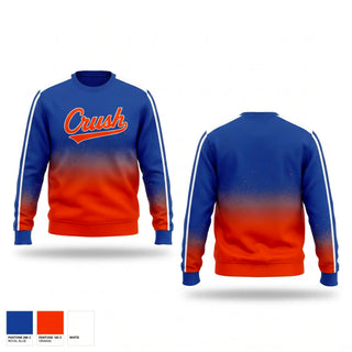 Crew Neck Sweatshirt, Crush, Softball, Teamtime, Team time, sublimation, custom sports apparel, team uniforms, spirit wear, spiritwear, sports uniforms, custom shirts, team store, custom team store, fundraiser sports, apparel fundraiser