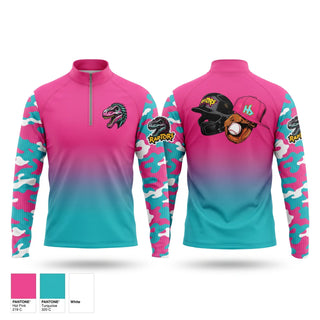 Quarter Zip Jacket, PyroRaptors, Baseball, Teamtime, Team time, sublimation, custom sports apparel, team uniforms, spirit wear, spiritwear, sports uniforms, custom shirts, team store, custom team store, fundraiser sports, apparel fundraiser