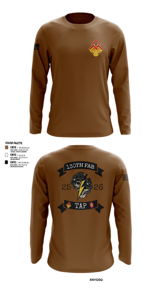 Long Sleeve Performance Shirt, 130th FAB Target Acquisition Platoon, , Teamtime, Team time, sublimation, custom sports apparel, team uniforms, spirit wear, spiritwear, sports uniforms, custom shirts, team store, custom team store, fundraiser sports, apparel fundraiser