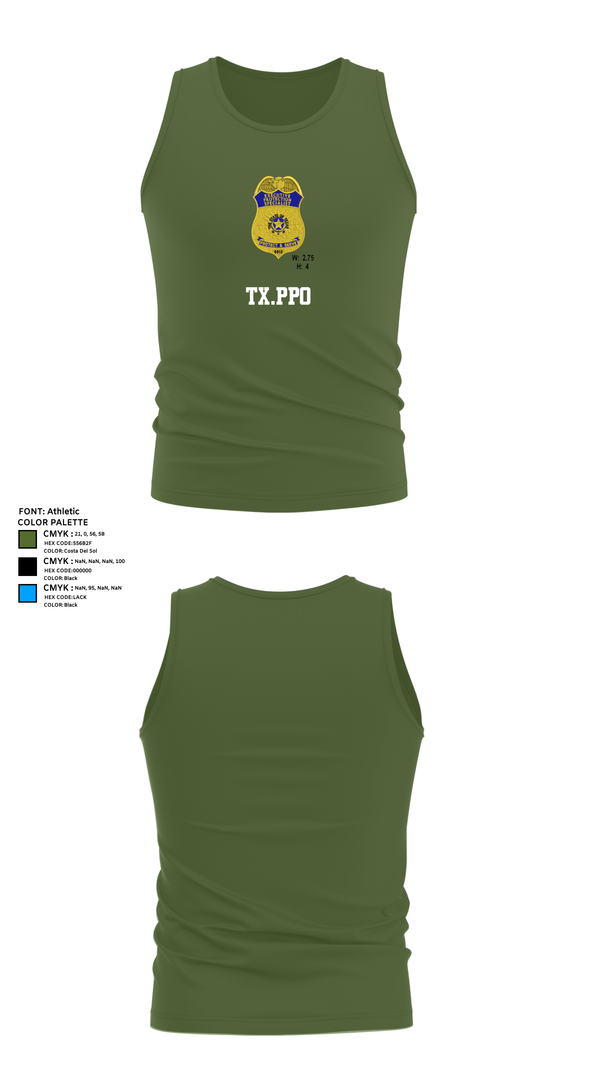 Tank Top, TX.PPO, , Teamtime, Team time, sublimation, custom sports apparel, team uniforms, spirit wear, spiritwear, sports uniforms, custom shirts, team store, custom team store, fundraiser sports, apparel fundraiser
