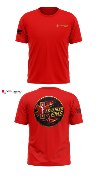 Short Sleeve Performance Shirt, Advanced EMS, EMS/EMT, Teamtime, Team time, sublimation, custom sports apparel, team uniforms, spirit wear, spiritwear, sports uniforms, custom shirts, team store, custom team store, fundraiser sports, apparel fundraiser