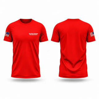 Short Sleeve Performance Shirt, Van Vleet Volunteer Fire Department, Fire Department, Teamtime, Team time, sublimation, custom sports apparel, team uniforms, spirit wear, spiritwear, sports uniforms, custom shirts, team store, custom team store, fundraiser sports, apparel fundraiser