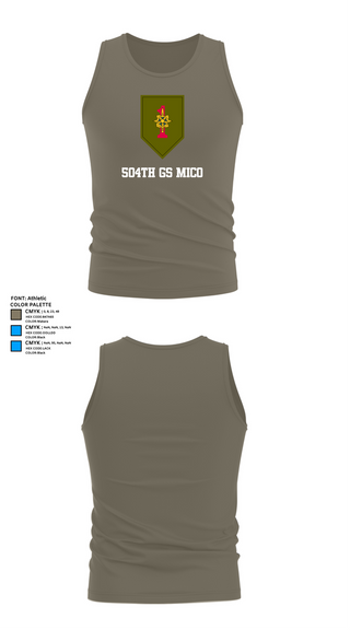 Tank Top, 504th GS MICO, , Teamtime, Team time, sublimation, custom sports apparel, team uniforms, spirit wear, spiritwear, sports uniforms, custom shirts, team store, custom team store, fundraiser sports, apparel fundraiser