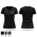 Carroll County Detention officer Women's Short Sleeve V-neck Shirt - 1