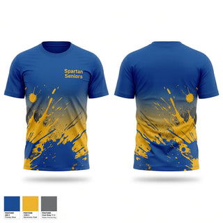 Short Sleeve Performance Shirt, Spartan Seniors, Cross Country, Teamtime, Team time, sublimation, custom sports apparel, team uniforms, spirit wear, spiritwear, sports uniforms, custom shirts, team store, custom team store, fundraiser sports, apparel fundraiser