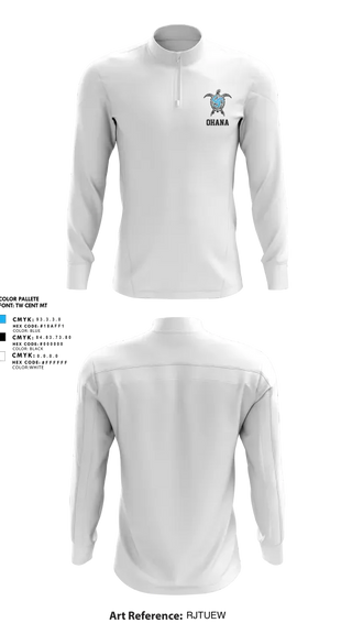 Quarter Zip Jacket, Ohana Volleyball, Women's Volleyball, Teamtime, Team time, sublimation, custom sports apparel, team uniforms, spirit wear, spiritwear, sports uniforms, custom shirts, team store, custom team store, fundraiser sports, apparel fundraiser