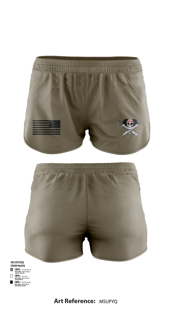 Ranger Panties, Fox 1-320th F-CO FAR, , Teamtime, Team time, sublimation, custom sports apparel, team uniforms, spirit wear, spiritwear, sports uniforms, custom shirts, team store, custom team store, fundraiser sports, apparel fundraiser
