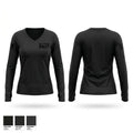 New Britain SWAT Women's Long Sleeve V-neck Shirt - 1