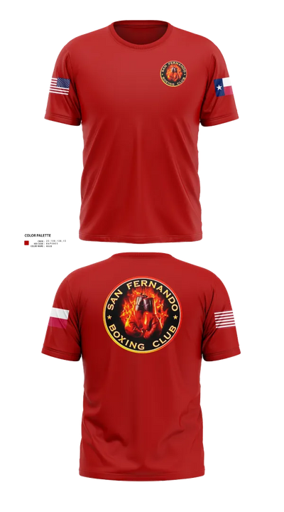 San Fernando Boxing Club 92427997 Old School Cotton Feel Shirt - 22