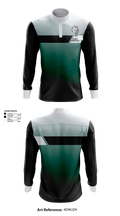 Bassick High School 68857706 Quarter Zip Jacket - 1