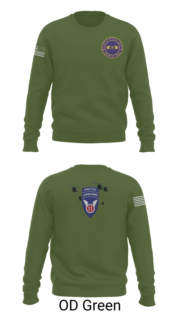 Crew Neck Sweatshirt, 440th CBRN CO, , Teamtime, Team time, sublimation, custom sports apparel, team uniforms, spirit wear, spiritwear, sports uniforms, custom shirts, team store, custom team store, fundraiser sports, apparel fundraiser