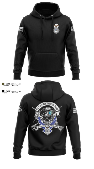 Hoodie, 101st security forces, Air Force, Teamtime, Team time, sublimation, custom sports apparel, team uniforms, spirit wear, spiritwear, sports uniforms, custom shirts, team store, custom team store, fundraiser sports, apparel fundraiser
