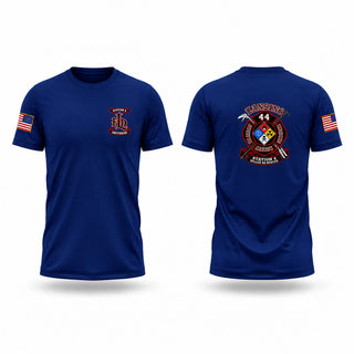Short Sleeve Performance Shirt, Lansing FD - Station #4, Fire Department, Teamtime, Team time, sublimation, custom sports apparel, team uniforms, spirit wear, spiritwear, sports uniforms, custom shirts, team store, custom team store, fundraiser sports, apparel fundraiser