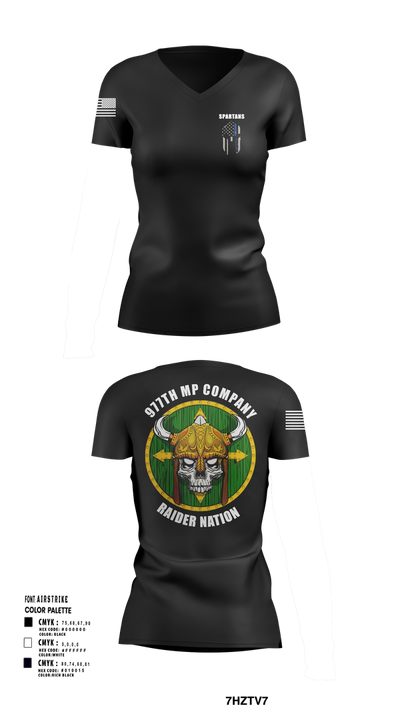 Spartans 78365959 Women's Short Sleeve V-neck Shirt - 102
