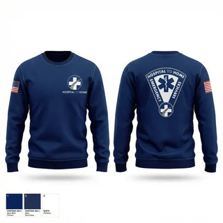 Crew Neck Sweatshirt, H2H, EMS/EMT, Teamtime, Team time, sublimation, custom sports apparel, team uniforms, spirit wear, spiritwear, sports uniforms, custom shirts, team store, custom team store, fundraiser sports, apparel fundraiser