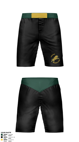 Fight Shorts, Louisa Wrestling, Wrestling, Teamtime, Team time, sublimation, custom sports apparel, team uniforms, spirit wear, spiritwear, sports uniforms, custom shirts, team store, custom team store, fundraiser sports, apparel fundraiser