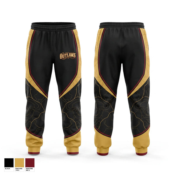 Sweatpants, Outlaws, Softball, Teamtime, Team time, sublimation, custom sports apparel, team uniforms, spirit wear, spiritwear, sports uniforms, custom shirts, team store, custom team store, fundraiser sports, apparel fundraiser