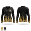 Youree Drive Women's Long Sleeve V-neck Shirt - 1