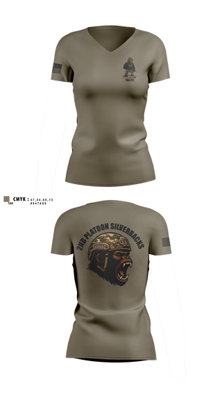 Womens Short Sleeve Vneck Shirt, 1136th MP Co, , Teamtime, Team time, sublimation, custom sports apparel, team uniforms, spirit wear, spiritwear, sports uniforms, custom shirts, team store, custom team store, fundraiser sports, apparel fundraiser